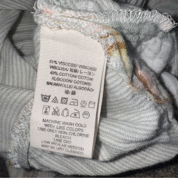 Free People Plaid Button-Up Shirt with Side Ties Womens Oversized Small EUC - Picture 11 of 12